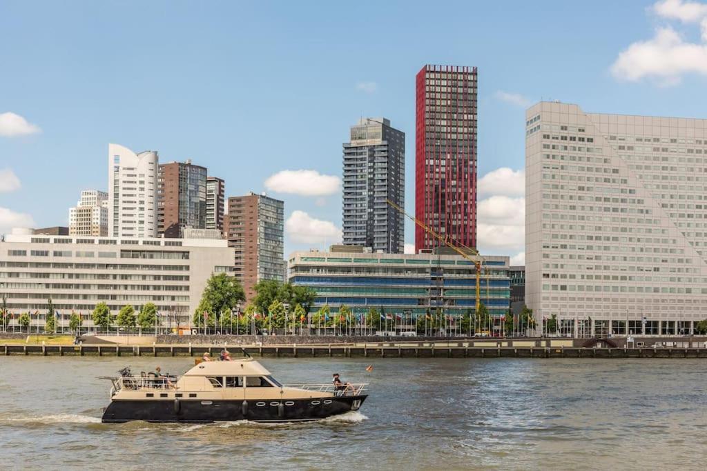 Stunning View Apt Free Parking Leilighet Rotterdam Eksteriør bilde