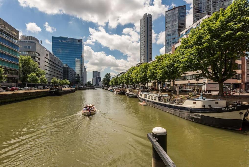 Stunning View Apt Free Parking Leilighet Rotterdam Eksteriør bilde
