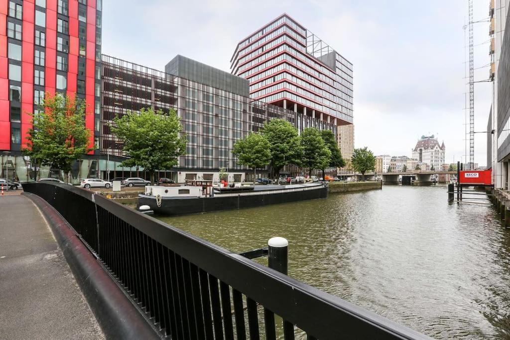 Stunning View Apt Free Parking Leilighet Rotterdam Eksteriør bilde